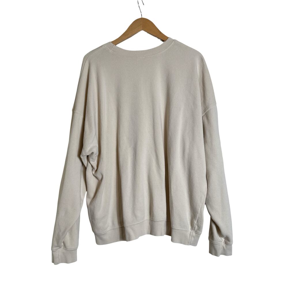 Ascot & Hart California Texas Graphic Sweatshirt XXL Cream Pullover - Picture 5 of 7